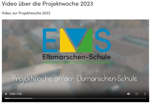 Zum Video über die Projektwoche 2023